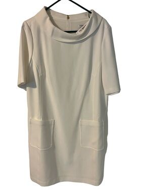 Ivory Trina Turk Maleko Dress Size 14 NWT